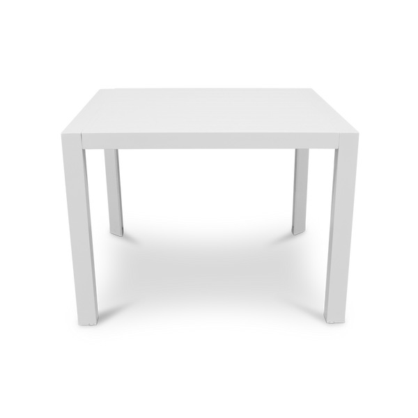 Bahamas Square Dining Table (104x104cm) in Arctic White Aluminium