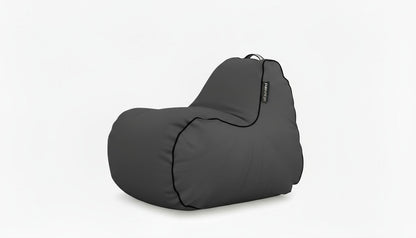 Byron Bay Indoor/Outdoor Bean Bag in Black Check