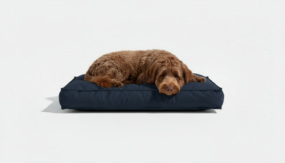 Pawesome Indoor/Outdoor Premium Rectangle Dog Bed in Navy