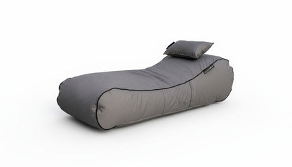 Noosa Indoor/Outdoor Bean Bag in Black Check