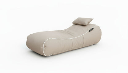 Noosa Indoor/Outdoor Bean Bag in Tweed Beige