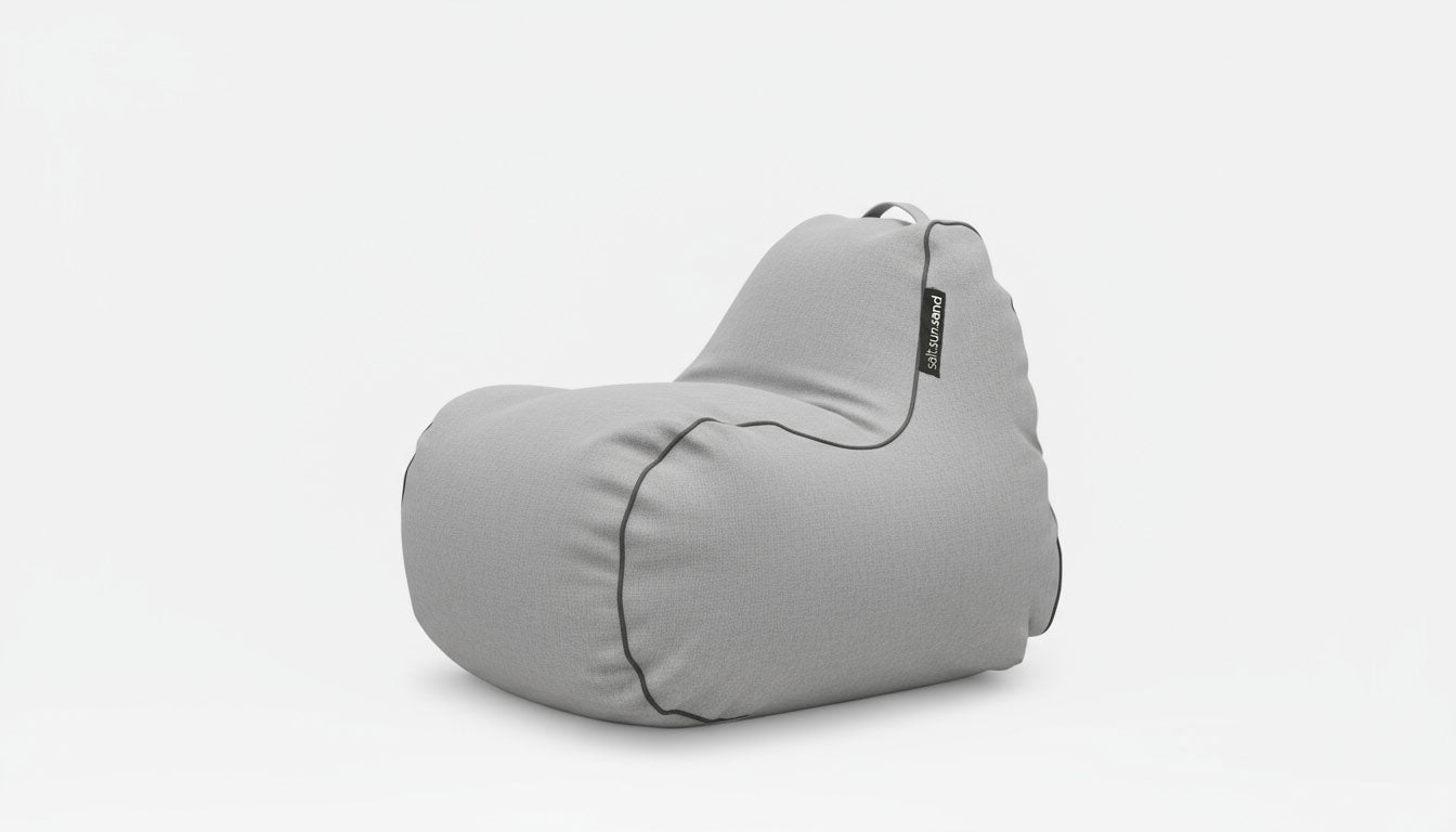 Byron Bay Indoor/Outdoor Bean Bag in Tweed Navy