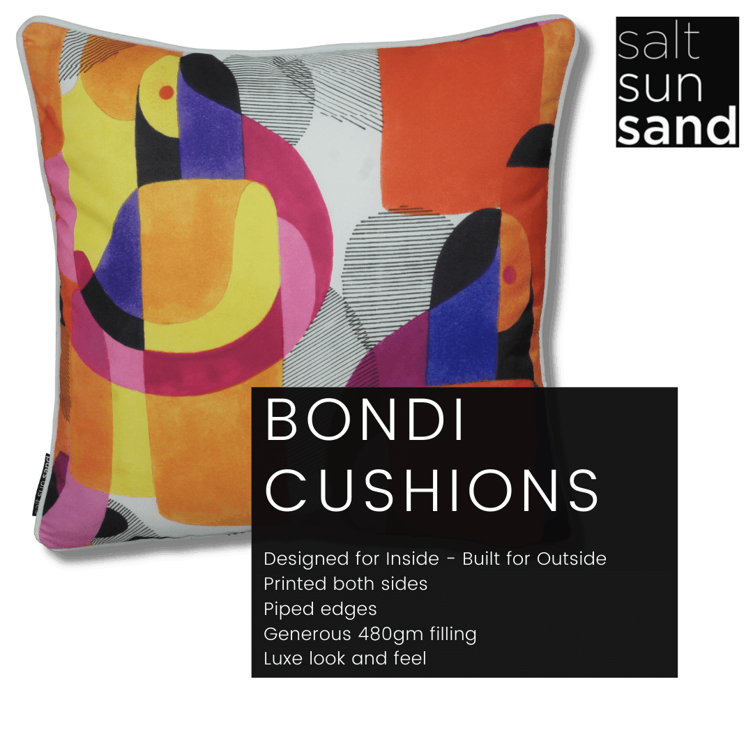 Bondi Colour Pop - 45 x 45 cm Piped Cushion - The Furniture Shack