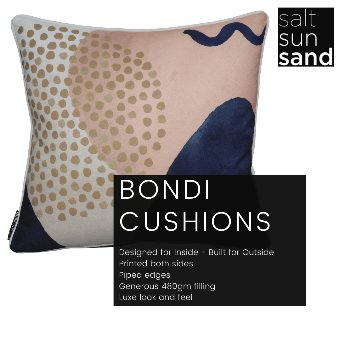 Bondi Canyons - 45 x 45 cm Piped Cushion - The Furniture Shack