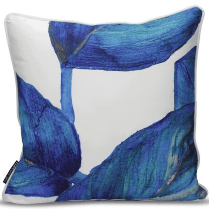 Bondi Spring Blue - 45 x 45 cm Piped Cushion - The Furniture Shack