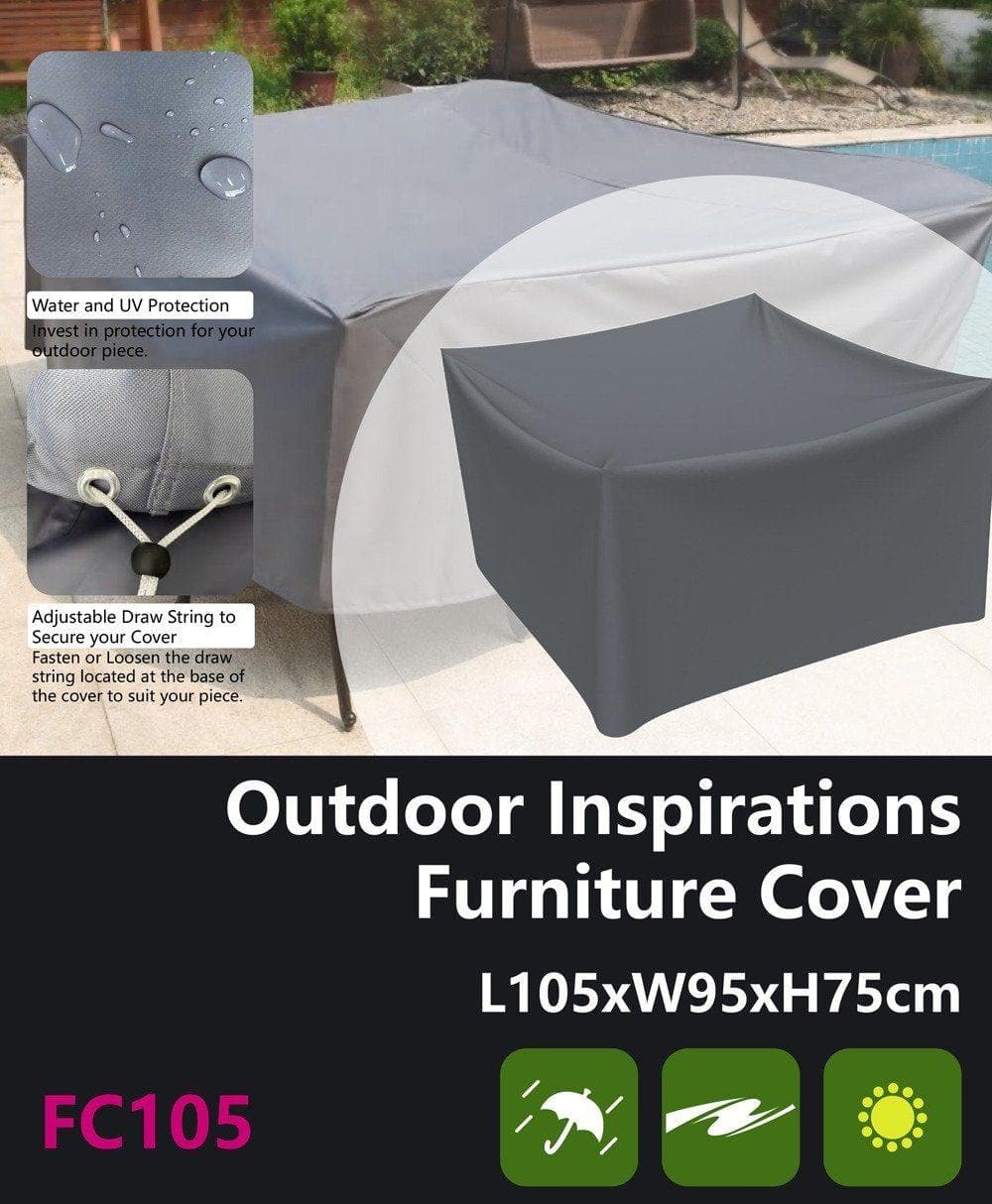 Outdoor Inspirations Furniture Cover L105*W95*H75cm - The Furniture Shack