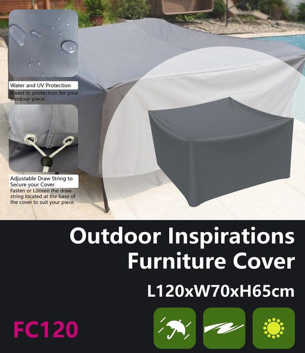 Outdoor Inspirations Furniture Cover L120*W70*H65cm - The Furniture Shack