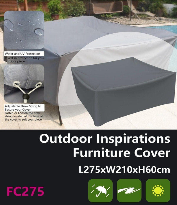 Outdoor Inspirations Furniture Cover L275*W210*H60cm - The Furniture Shack