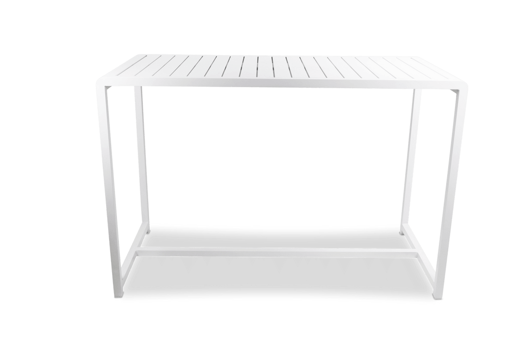 Santorini Bar Table in Arctic White - The Furniture Shack