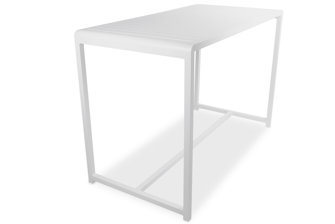 Santorini Bar Table in Arctic White - The Furniture Shack