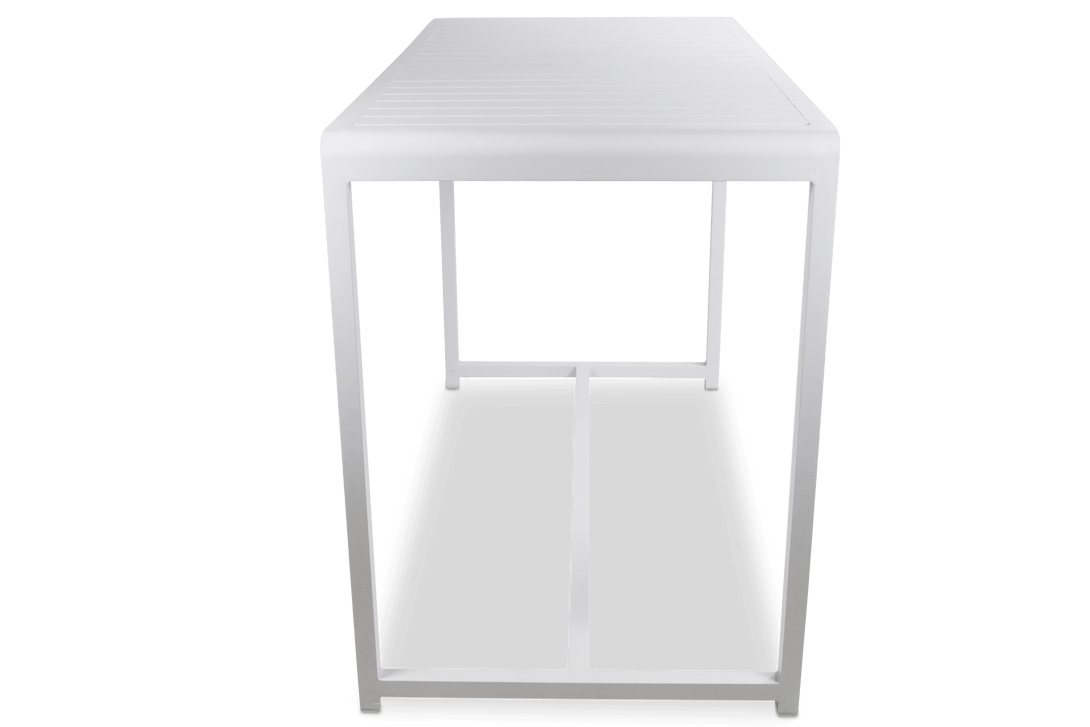 Santorini Bar Table in Arctic White - The Furniture Shack