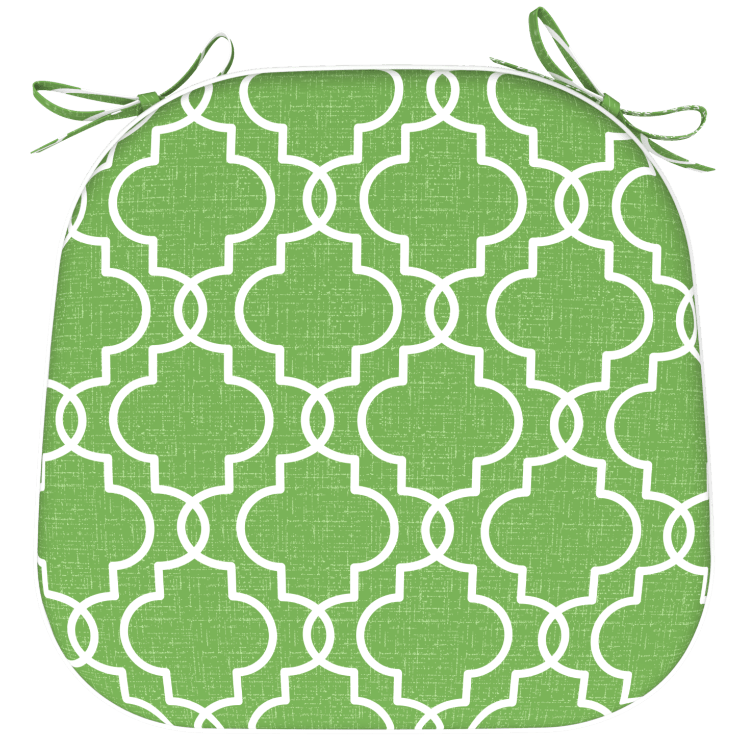 Tahiti Luscious Lime Rounded Chair Pad - 40x42x5cm - The Furniture Shack
