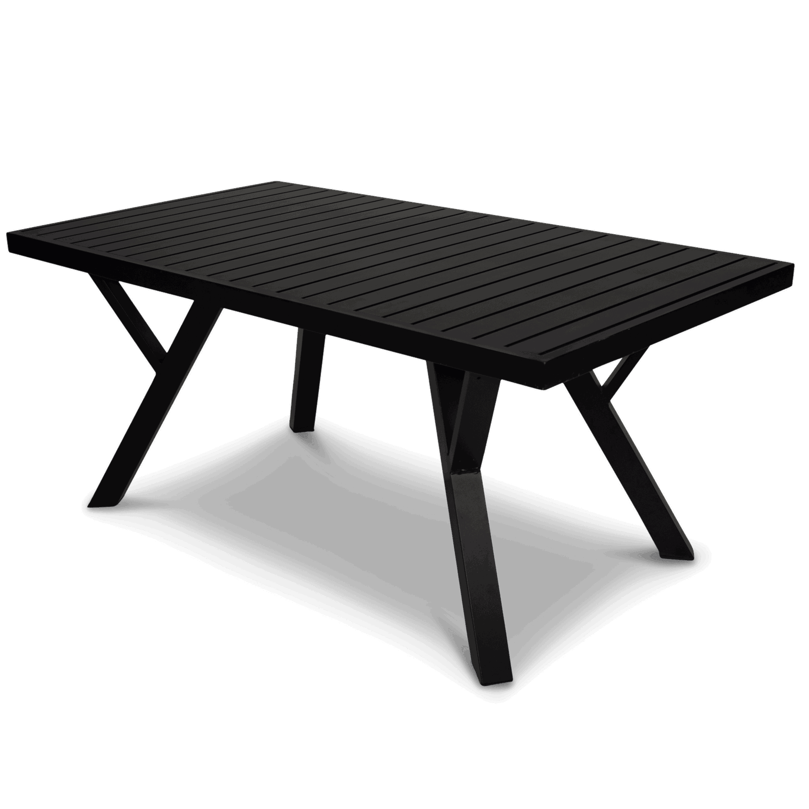 Morocco Outdoor Coffee Table in Black - The Furniture Shack