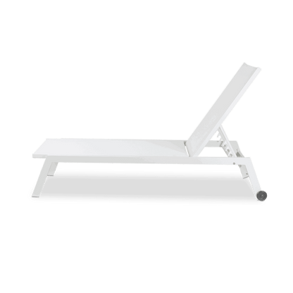 Morocco Outdoor Sunlounger in Arctic White - The Furniture Shack