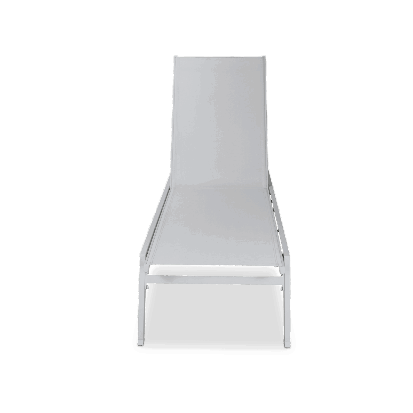 Morocco Outdoor Sunlounger in Arctic White - The Furniture Shack