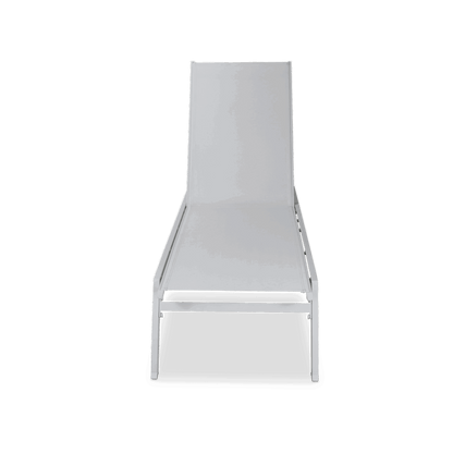Morocco Outdoor Sunlounger in Arctic White - The Furniture Shack