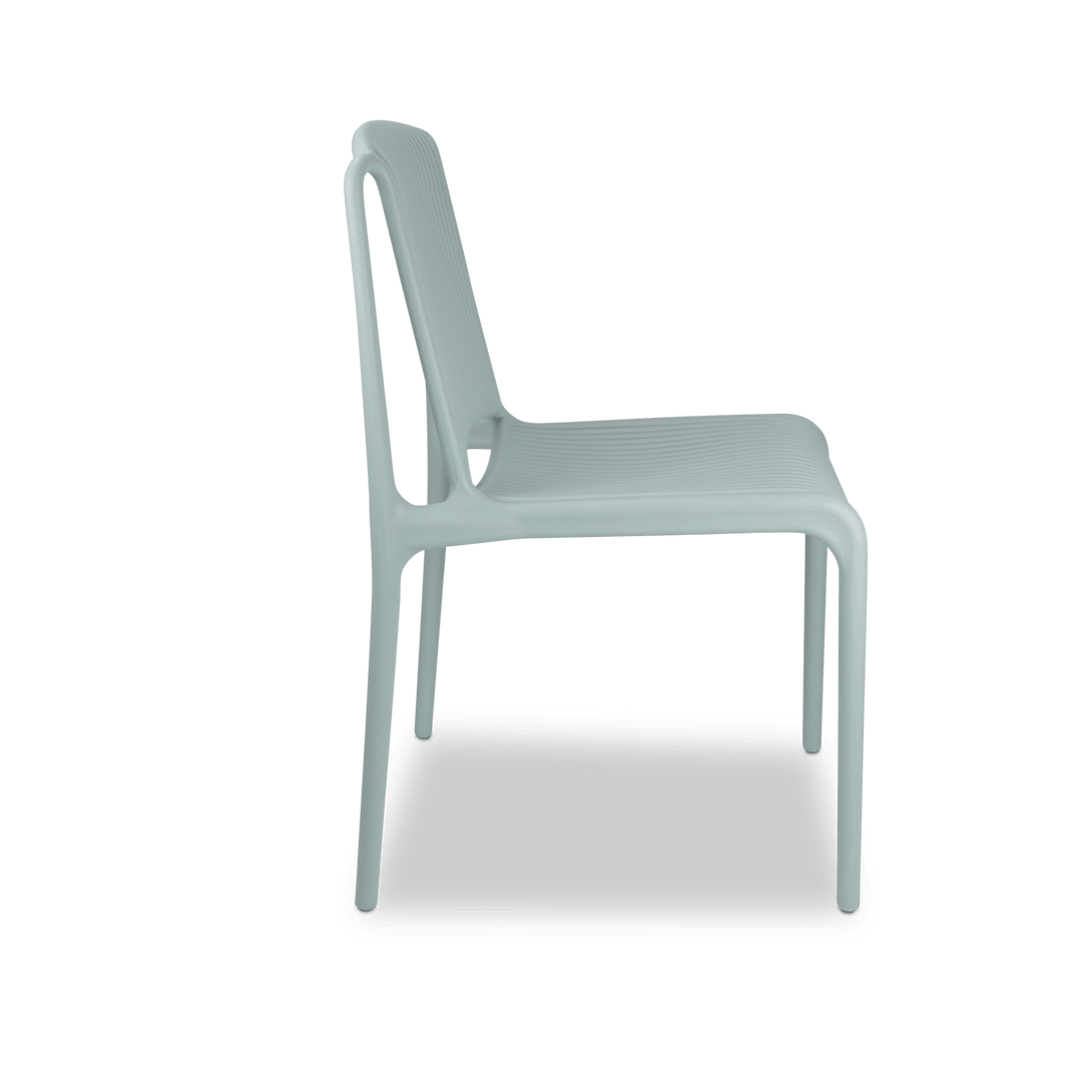 Paros UV Polypropylene Premium Dining Chair in Mint - The Furniture Shack
