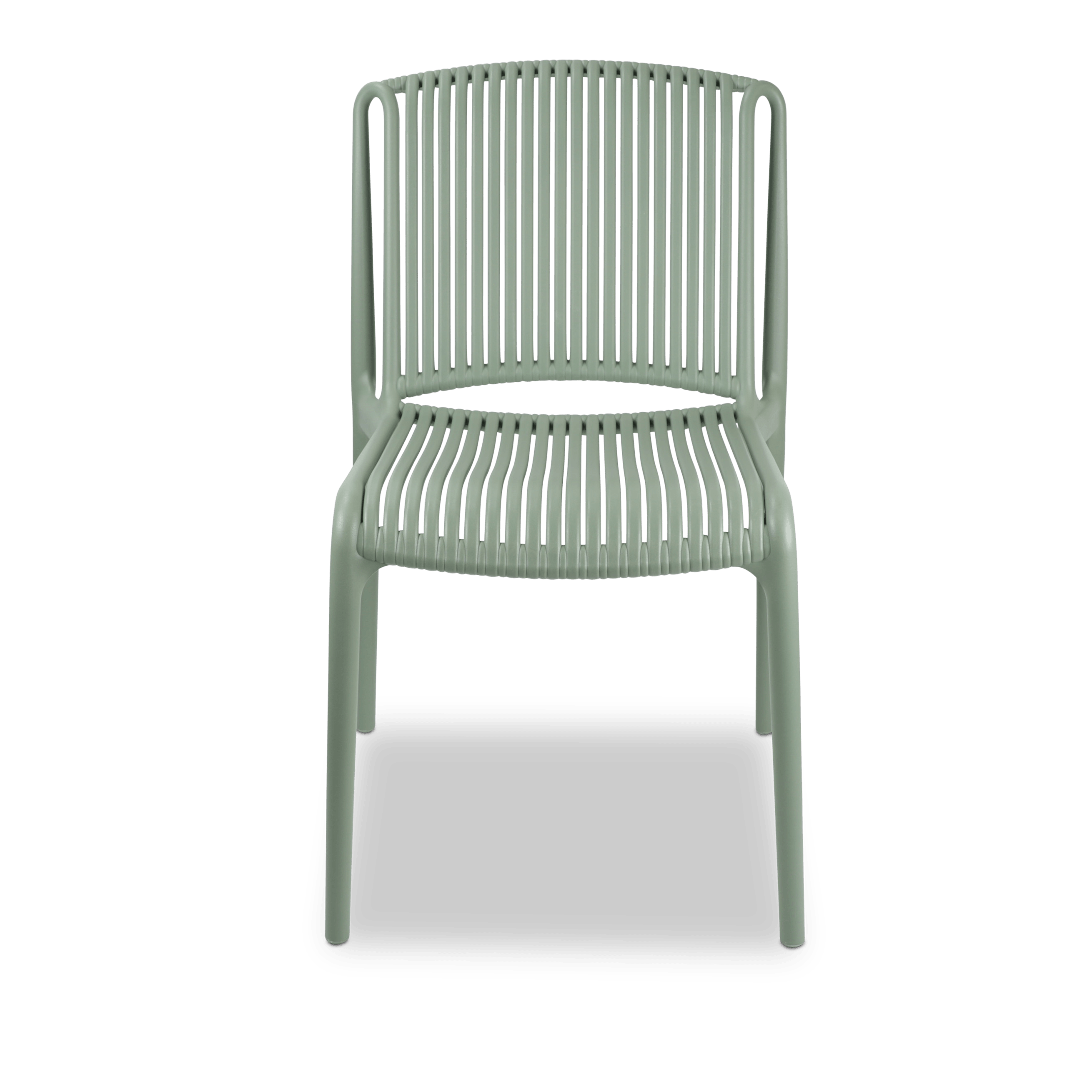 Paros UV Polypropylene Premium Dining Chair in Sage - The Furniture Shack