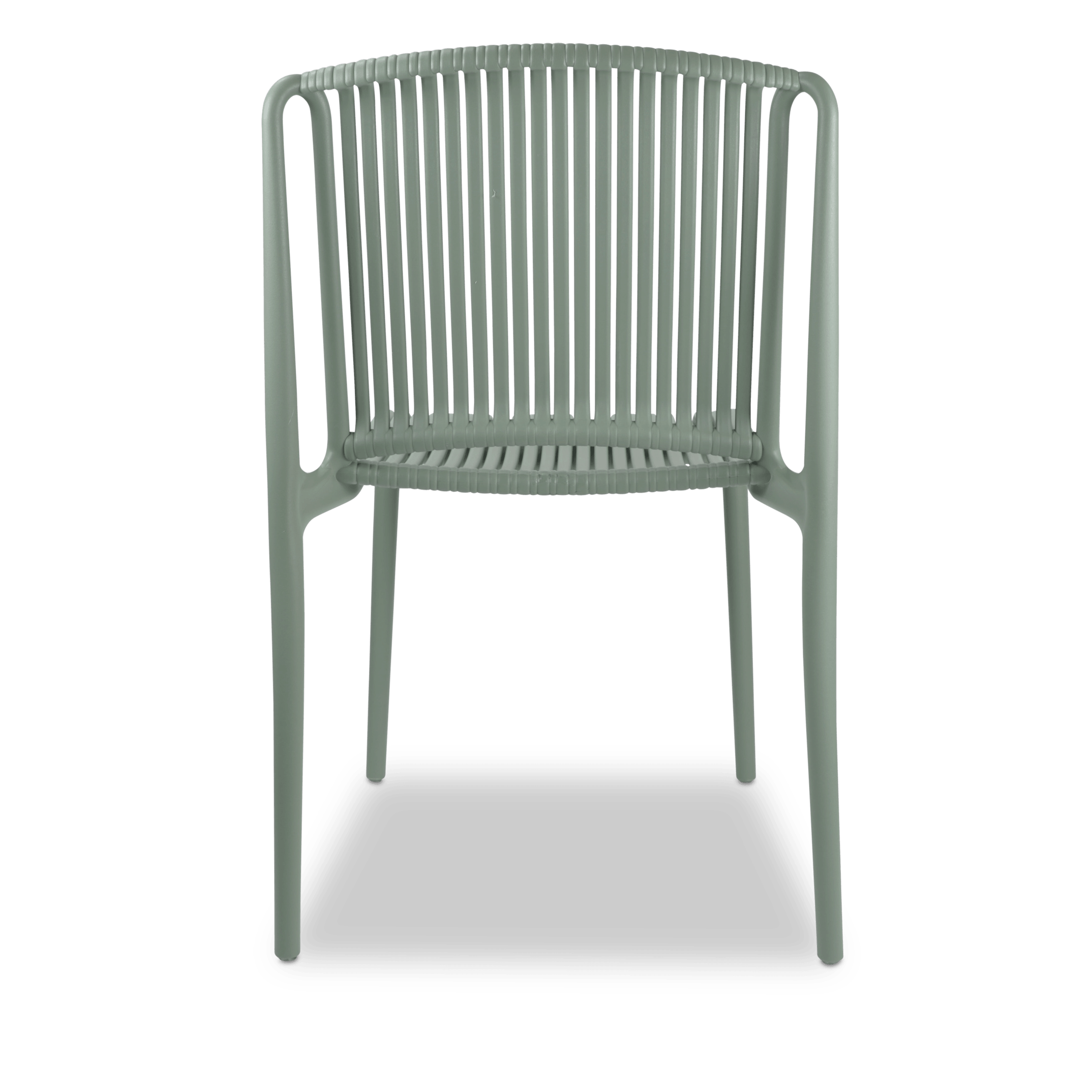 Paros UV Polypropylene Premium Dining Chair in Sage - The Furniture Shack