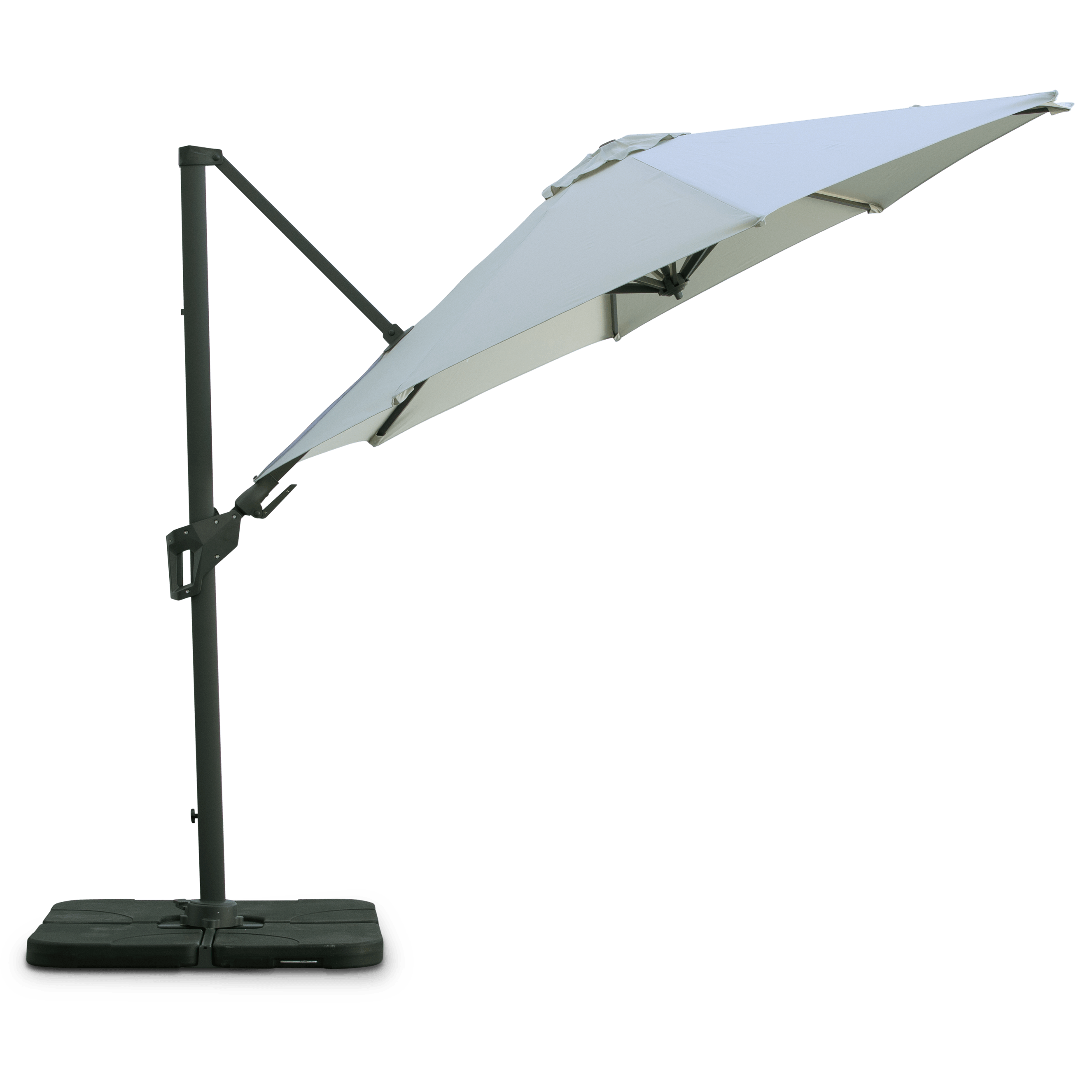 Resort 3m Octagonal Premium Outdoor Umbrella in Linen Olefin Fabric and Aluminium Frame - The Furniture Shack