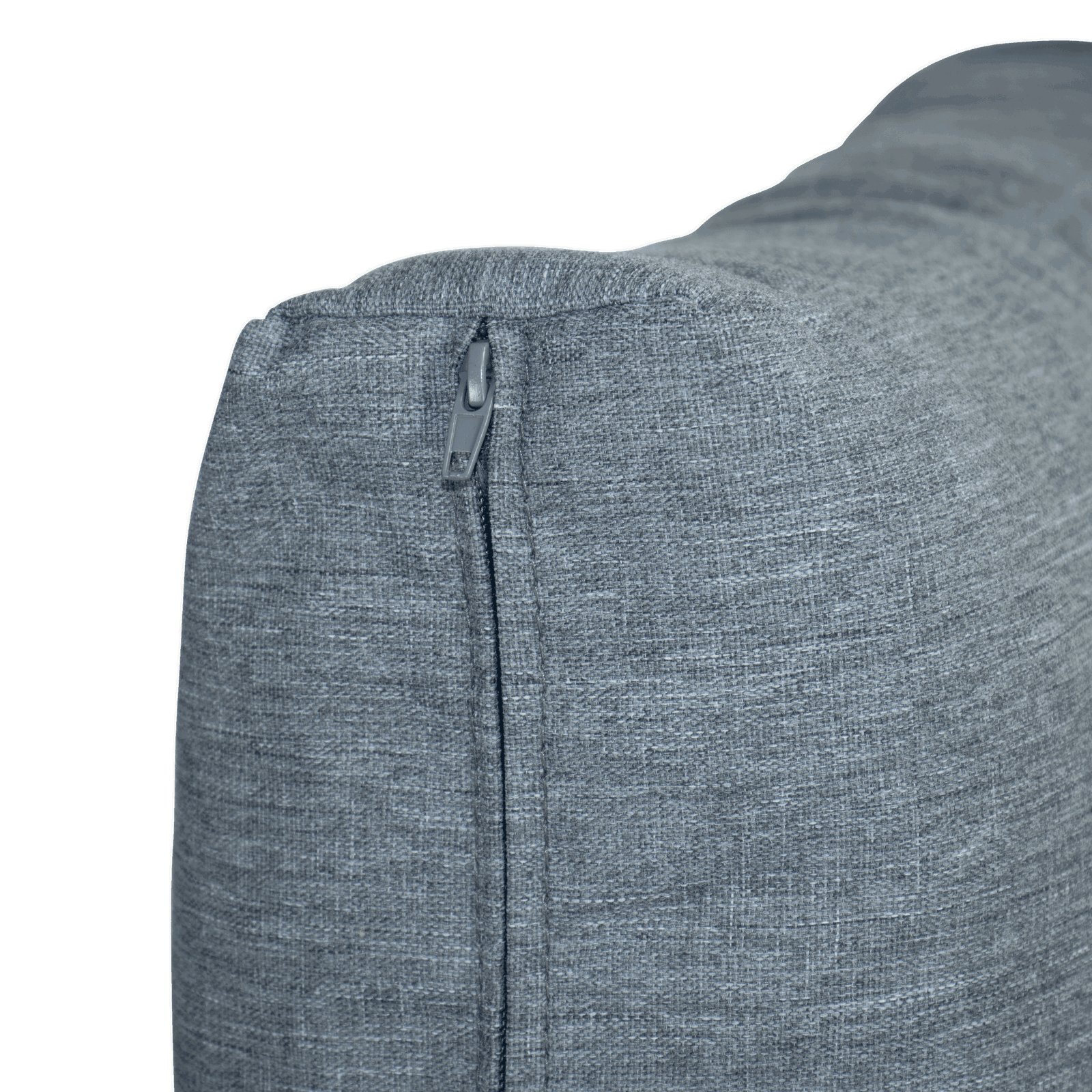 San Sebastian 2 Seater in Gunmetal Grey with Platinum Olefin Cushions - The Furniture Shack
