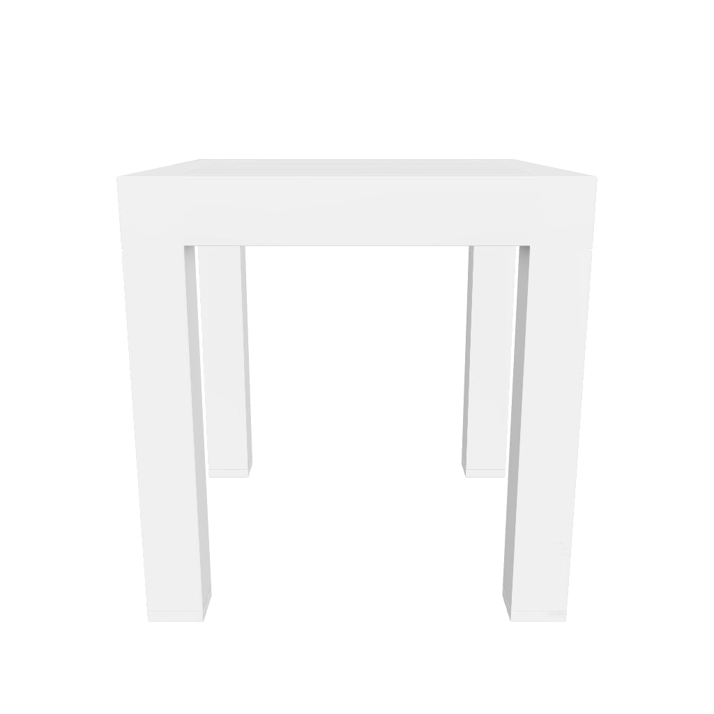 San Sebastian Side Table in Arctic White