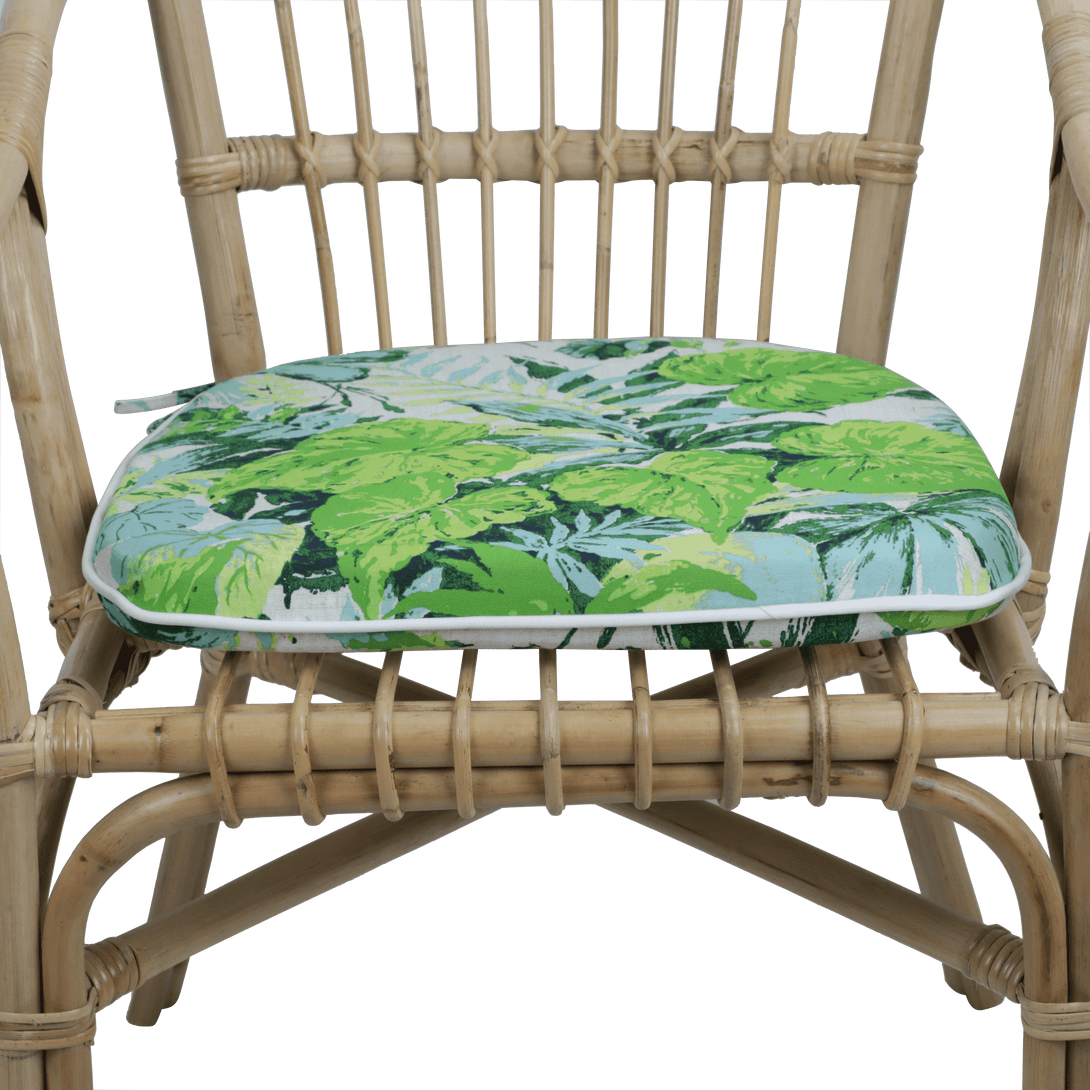 Tahiti Hinterland Rounded Chair Pad - 40x42x5cm - The Furniture Shack