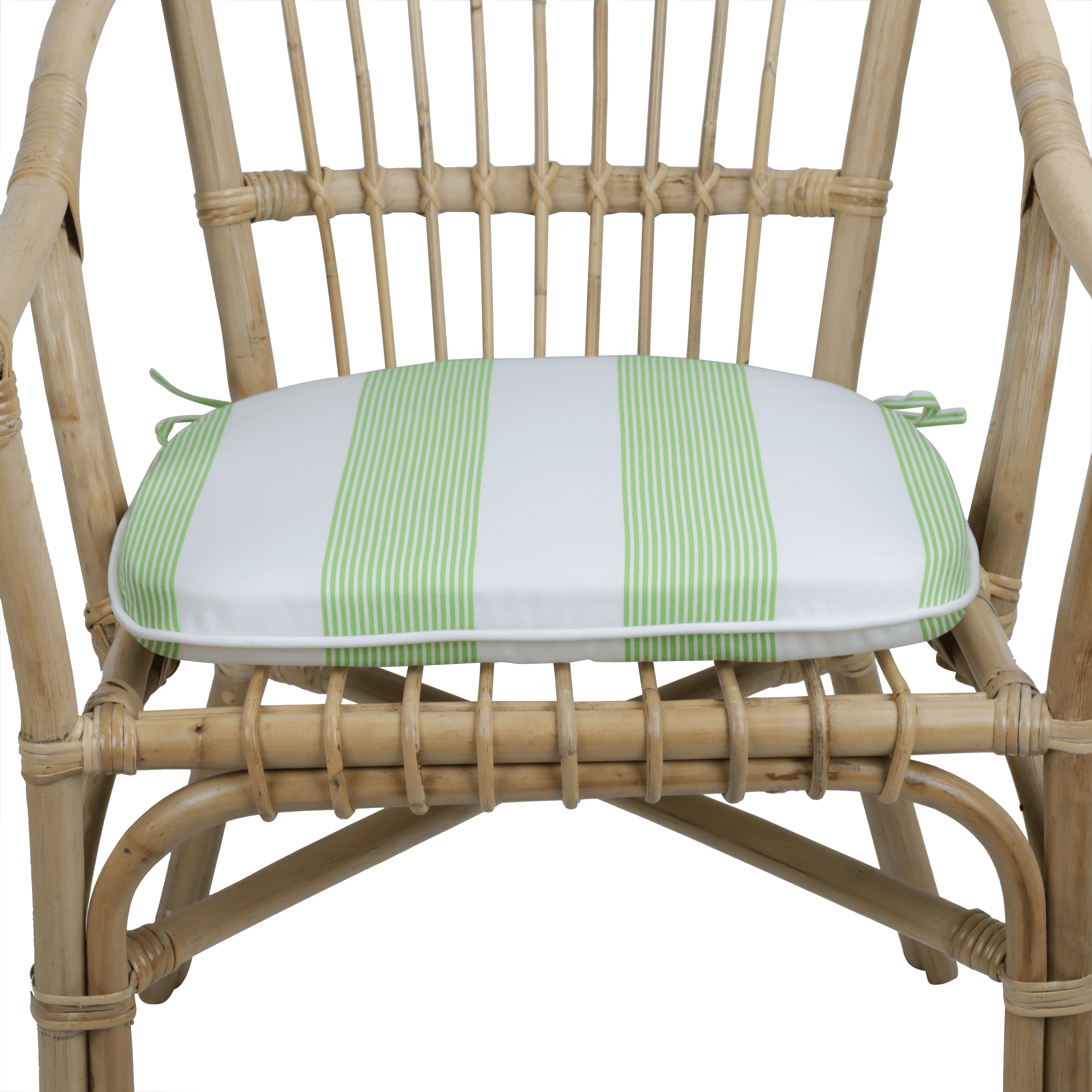 Tahiti Lime Sundae Rounded Chair Pad - 40x42x5cm - The Furniture Shack