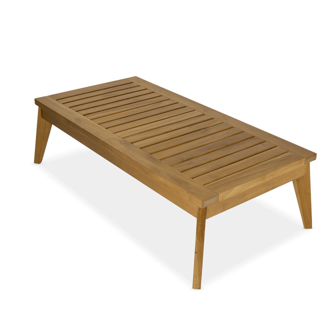 Riviera Coffee Table in Premium Natural Teak - The Furniture Shack