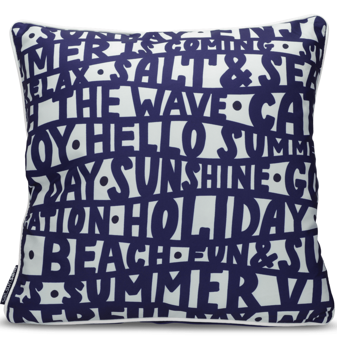 Bondi Summer Vibe - 45 x 45 cm Piped Cushion - The Furniture Shack